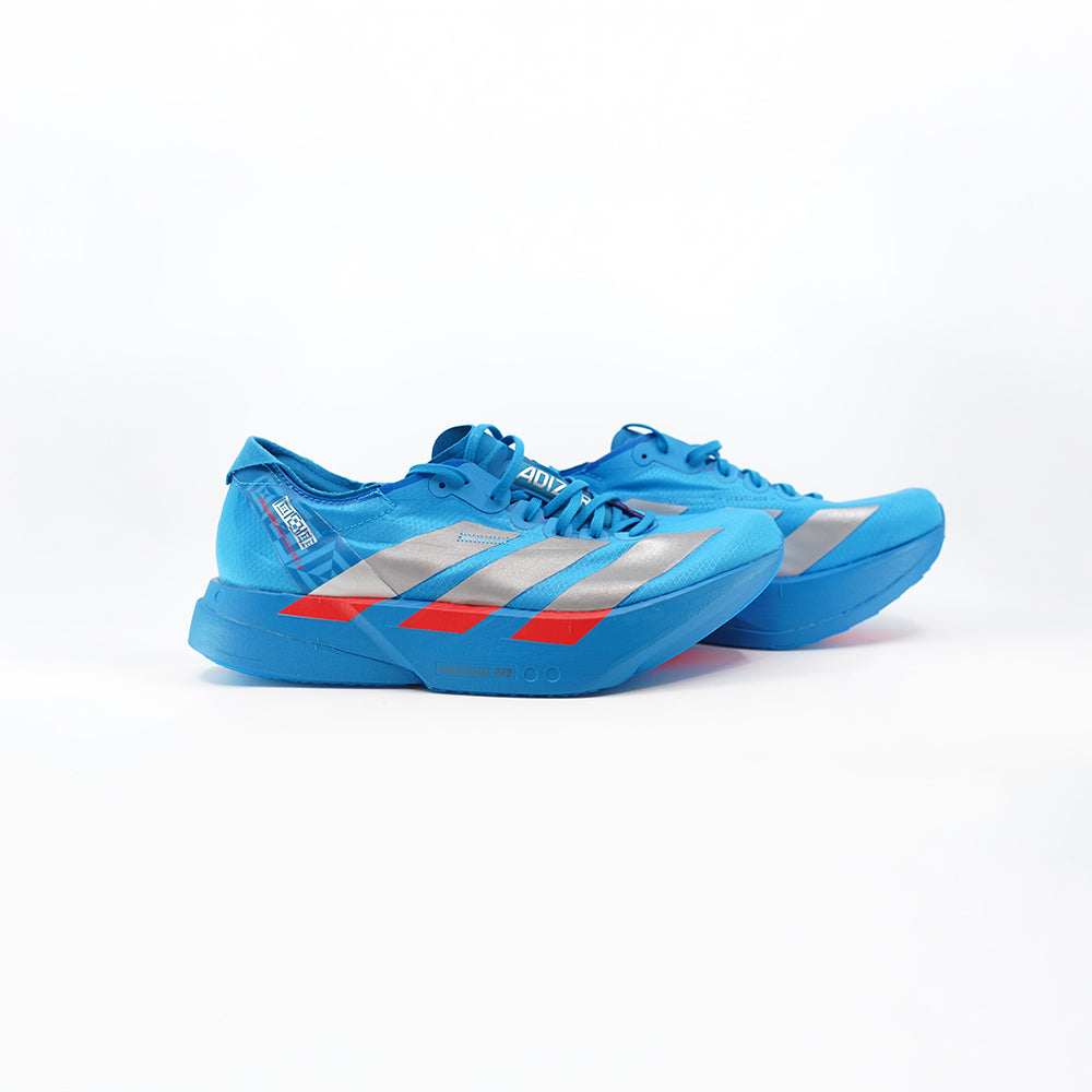 Adidas Adizero Adios Pro 4 - Solar Blue/Silver Metallic/Lucid Red CCACHE RUNNING Adidas Adizero Adios Pro 4 - Solar Blue/Silver Metallic/Lucid Red CCACHE RUNNING