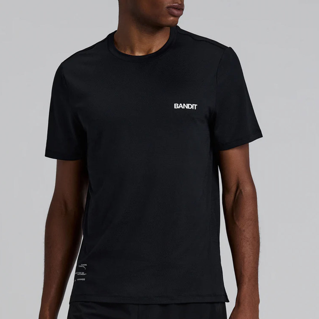 Bandit Running Micromesh™ Run Tee - Black – CCACHE RUNNING