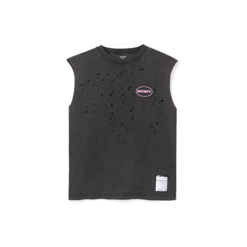 Satisfy MothTech™ Muscle Tee - Aged Black – CCACHE RUNNING
