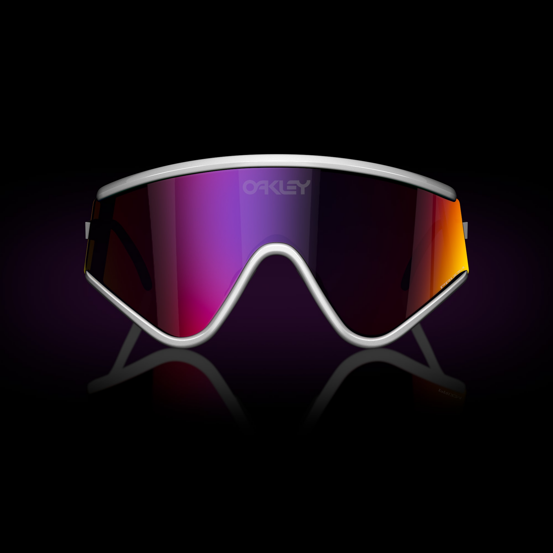 Oakley MUZM Eyeshade - White (Prizm Road Lenses)