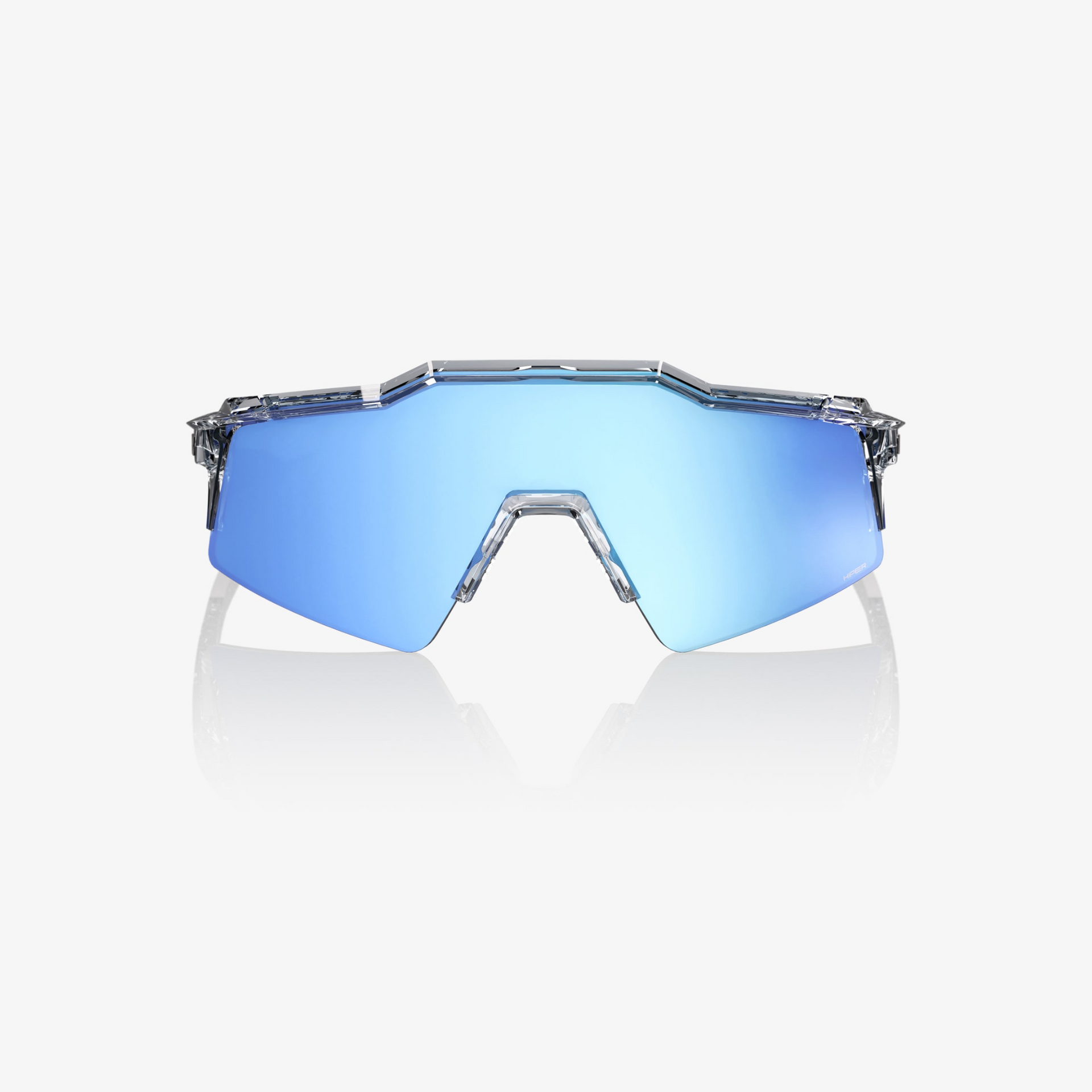 100-speedcraft-sl-sunglasses-polished-translucent-clear-hiper-blue-mirror-lens-front