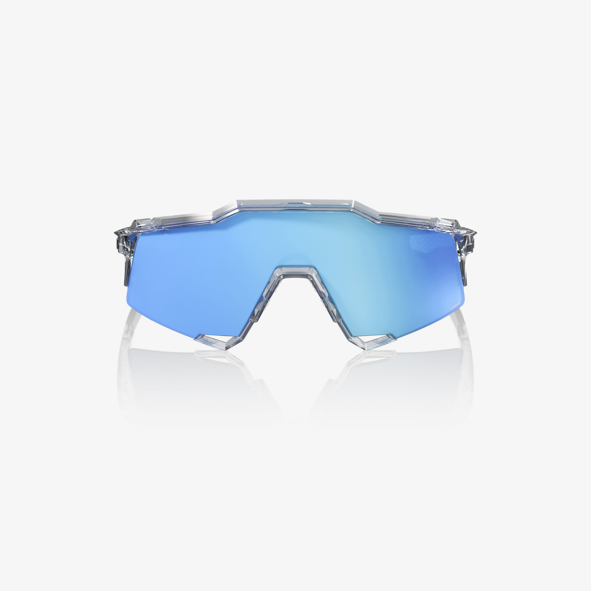 100-speedcraft-sunglasses-polished-translucent-clear-hiper-blue-mirror-lens-front