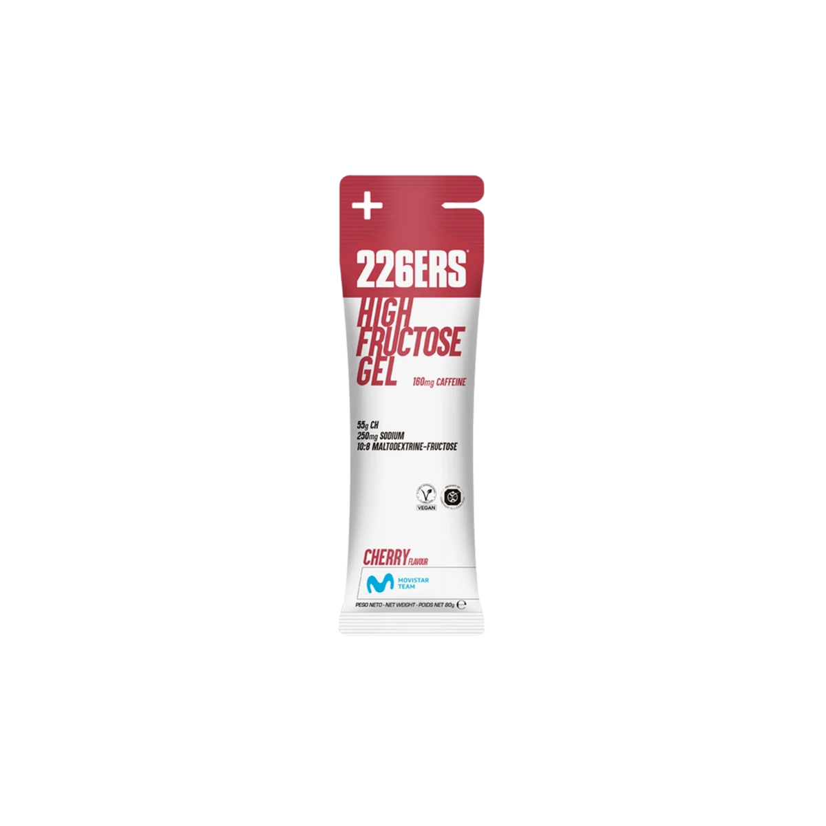 226ers High Fructose Energy Gel 80g - Cherry Caffeine 160mg