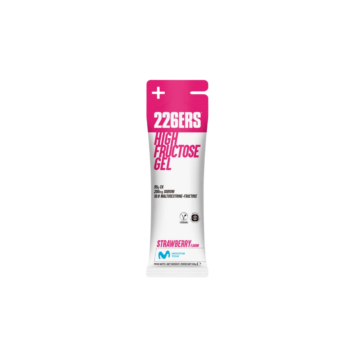 226ers High Fructose Energy Gel 80g - Strawberry
