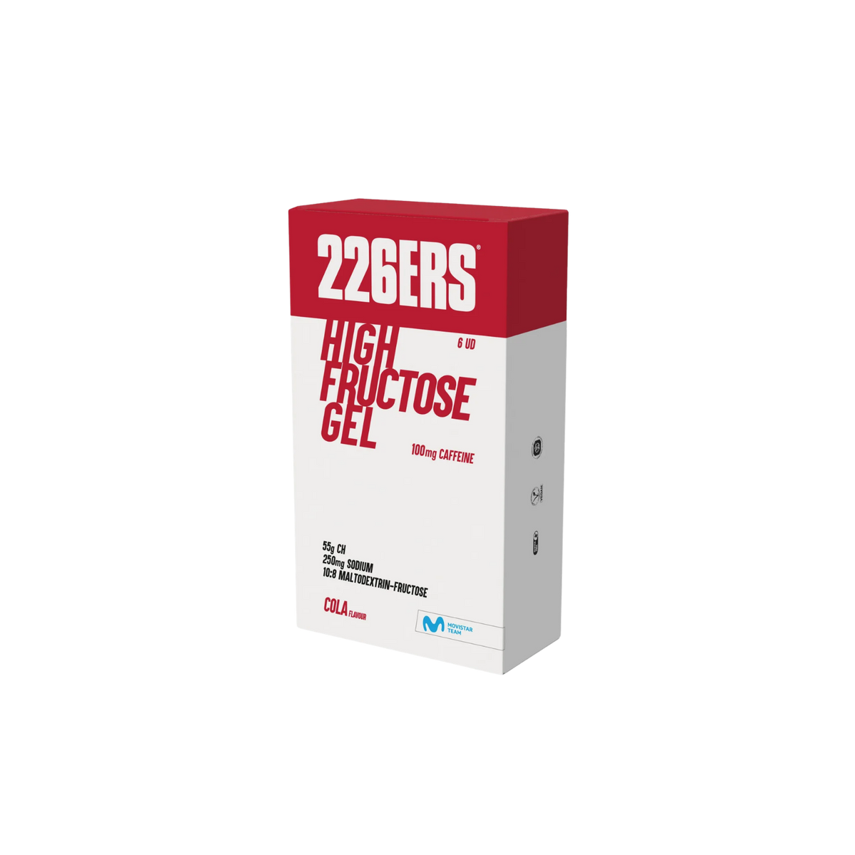 226ers High Fructose Gel 80g Box of 6 - Caffeine Cola