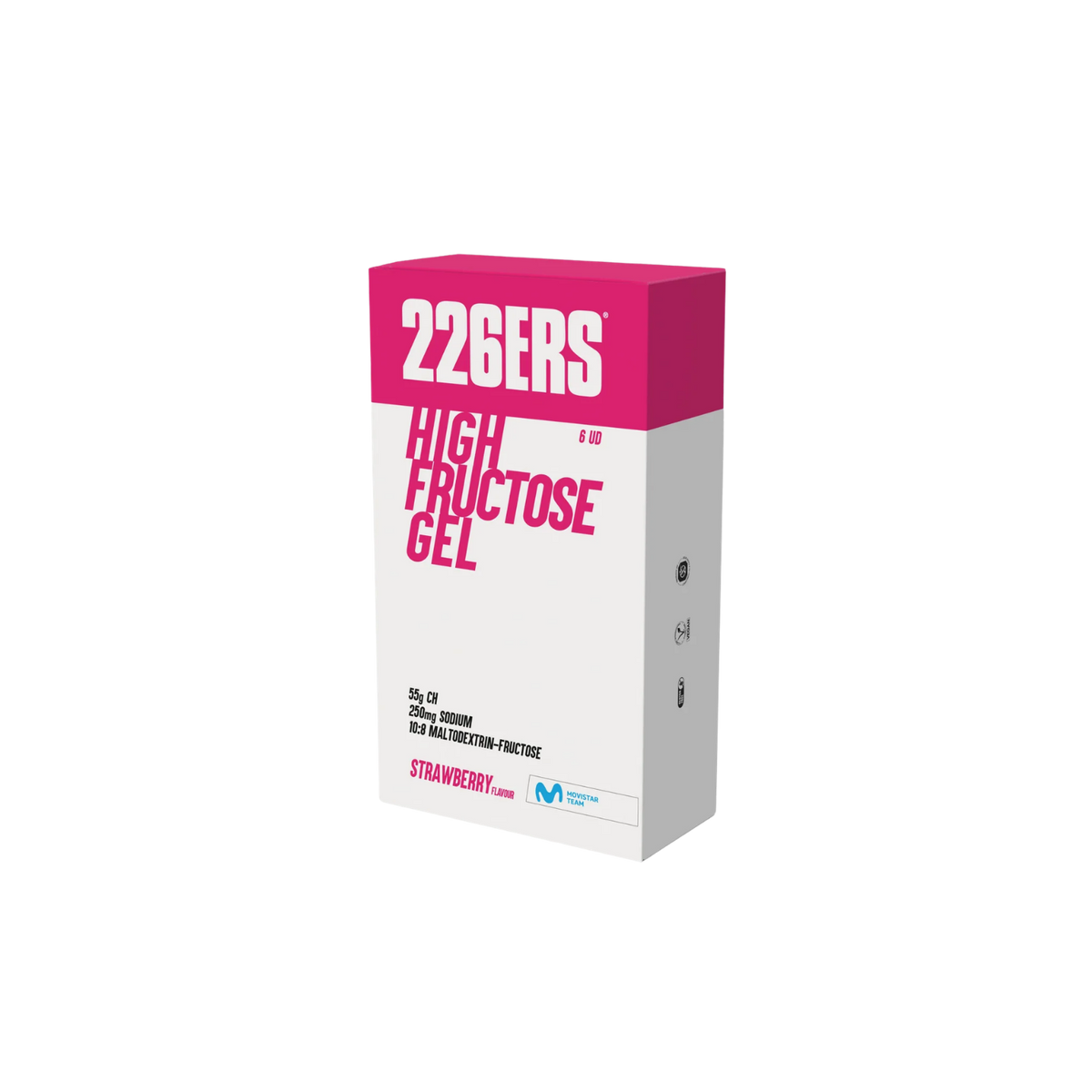 226ers High Fructose Gel 80g Box of 6 - Strawberry
