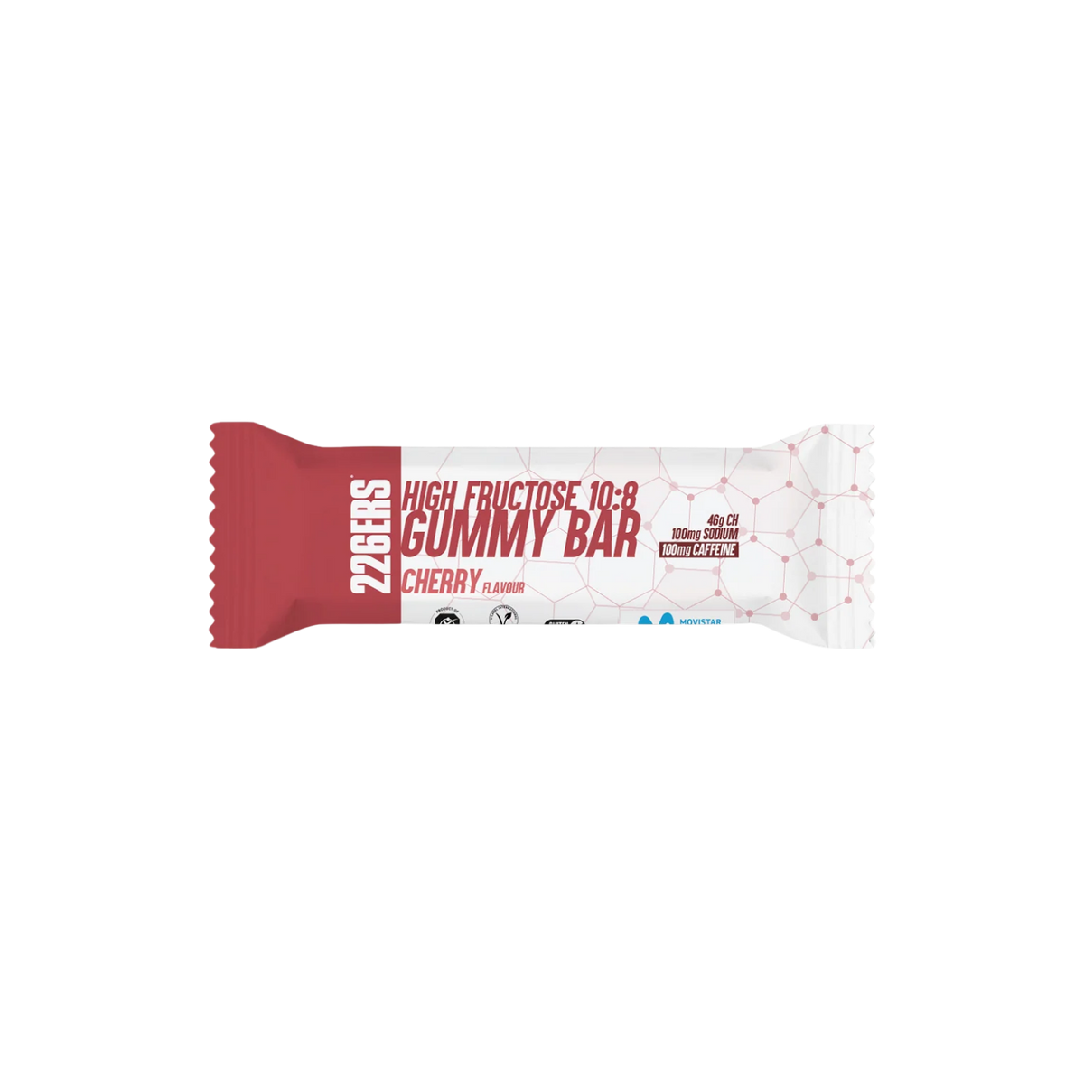 226ers High Fructose Gummy Bar 60g - Caffeine Cherry