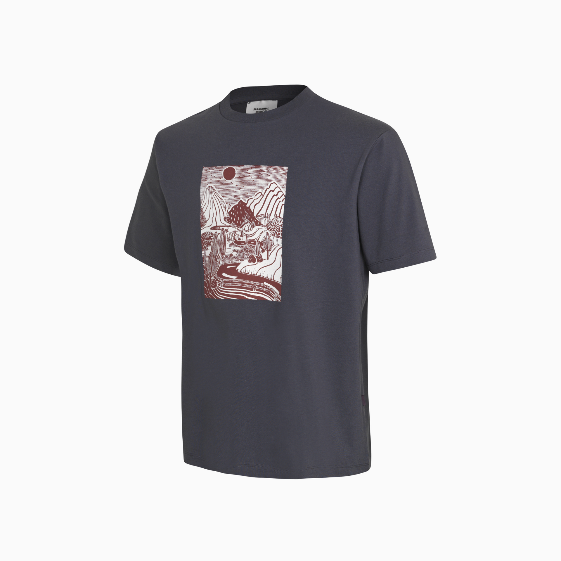 Pas Normal Studios Off-Race Graphic T-shirt - Steel