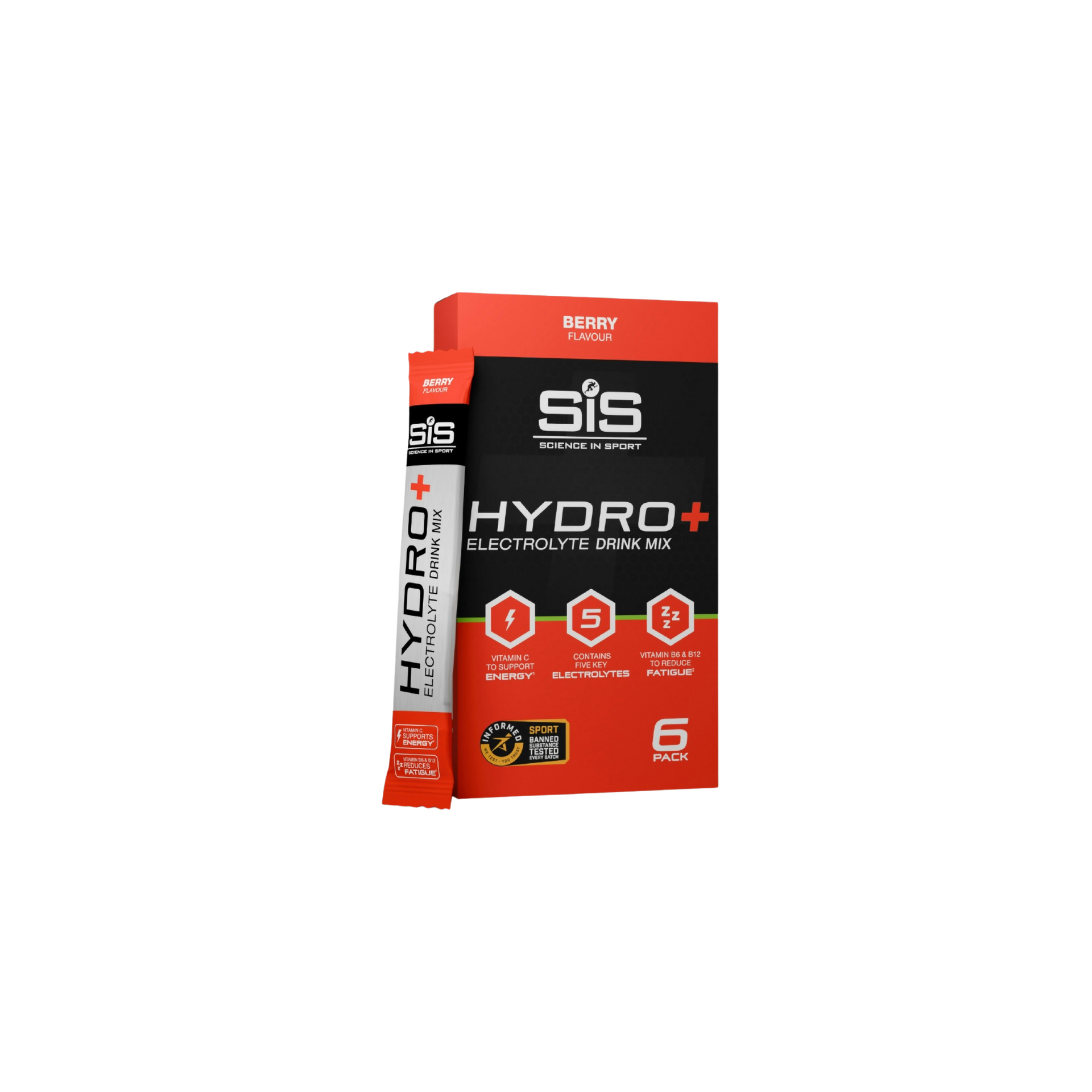 SIS HYDRO+ Electrolyte Drink Mix - Berry (Box of 6)