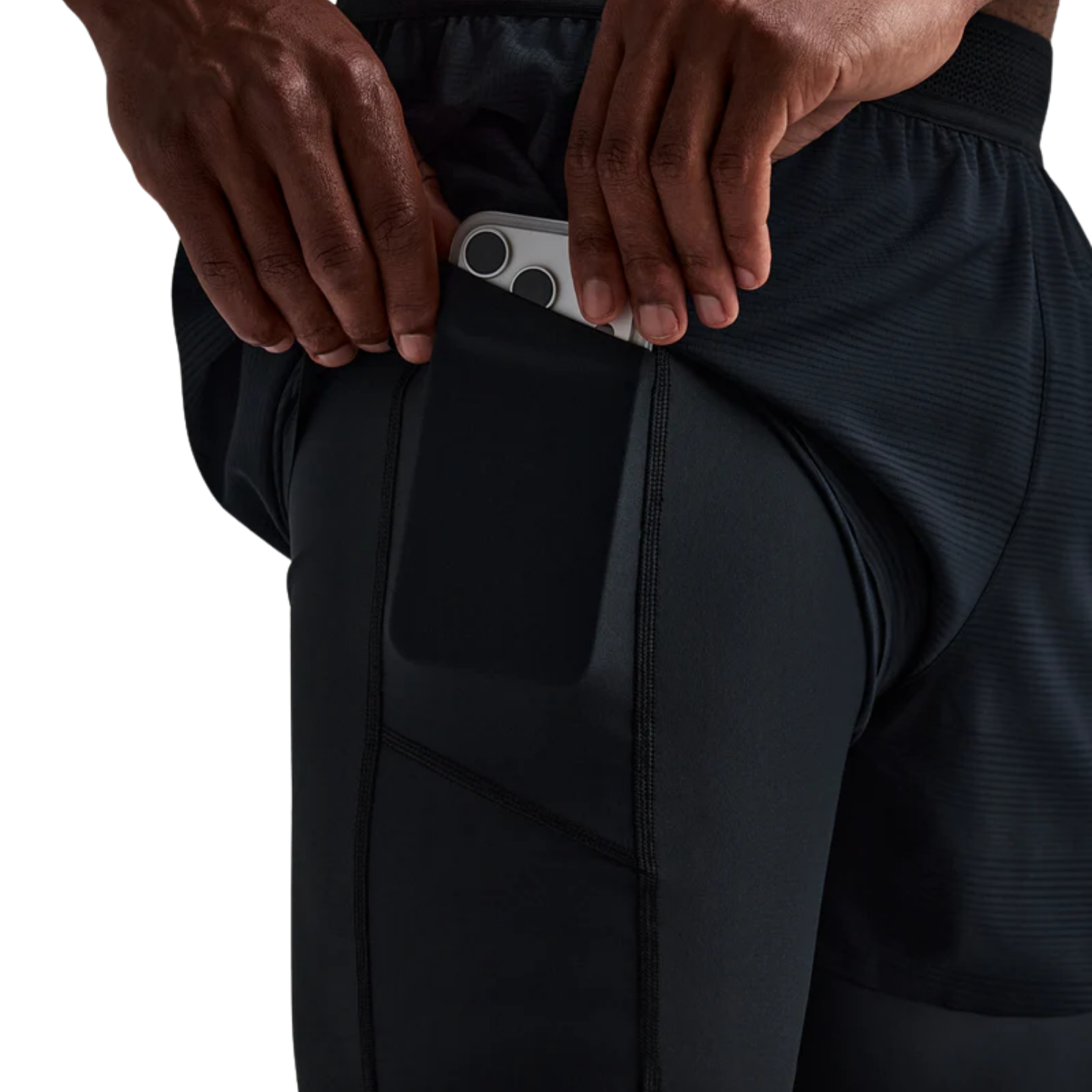 Bandit Running CoolGrid™ 2-in-1 Run Short - Black