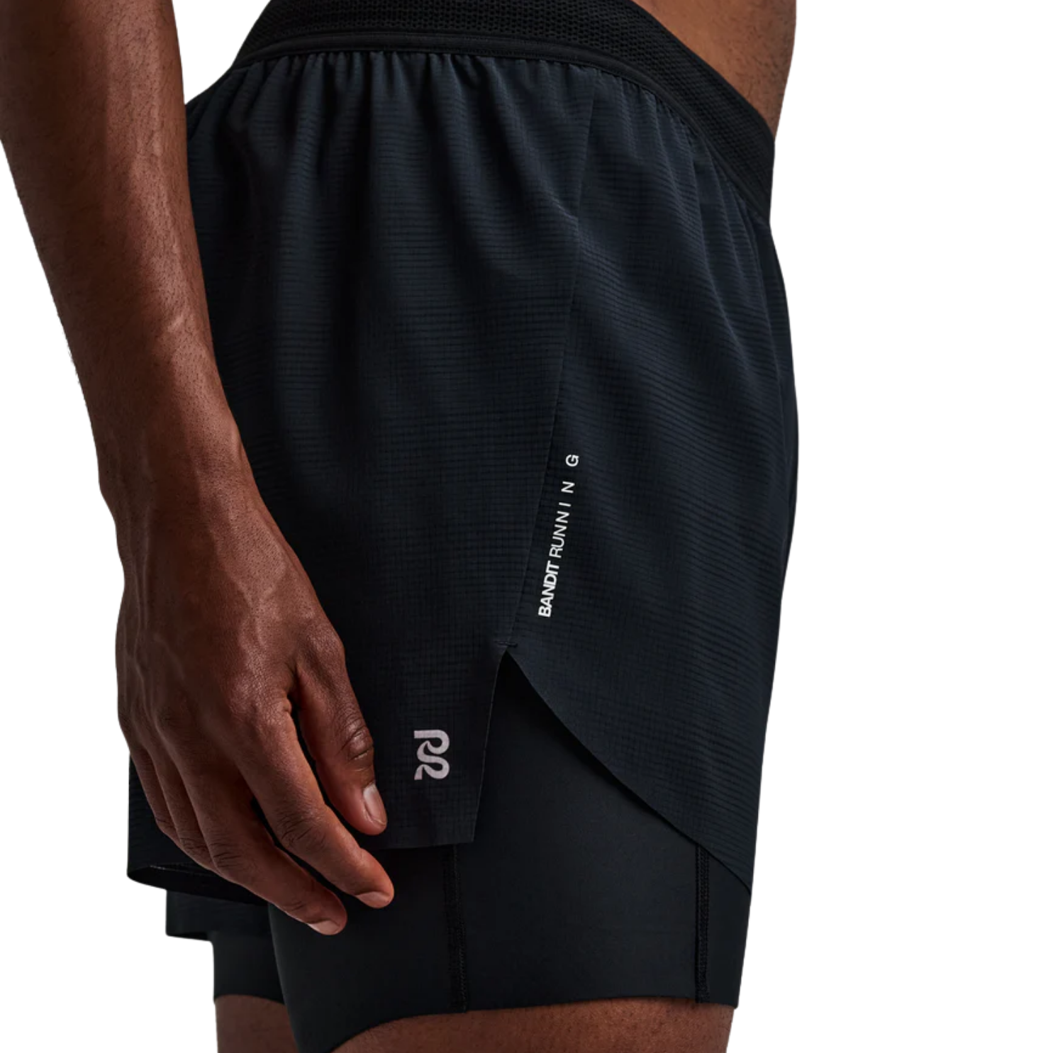 Bandit Running CoolGrid™ 2-in-1 Run Short - Black