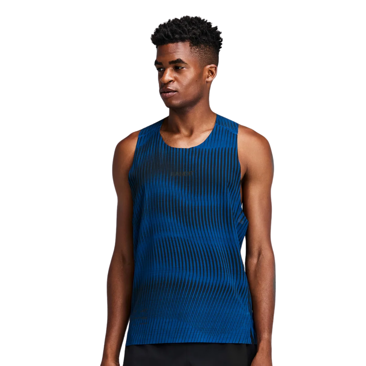 Bandit Running CoolGrid™ Distance Singlet with Flopack™ - Bauhaus Blue