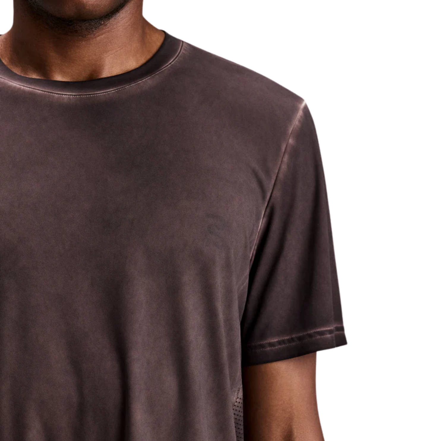 Bandit Running FrioSoft™ Perforated Box Tee - Espresso
