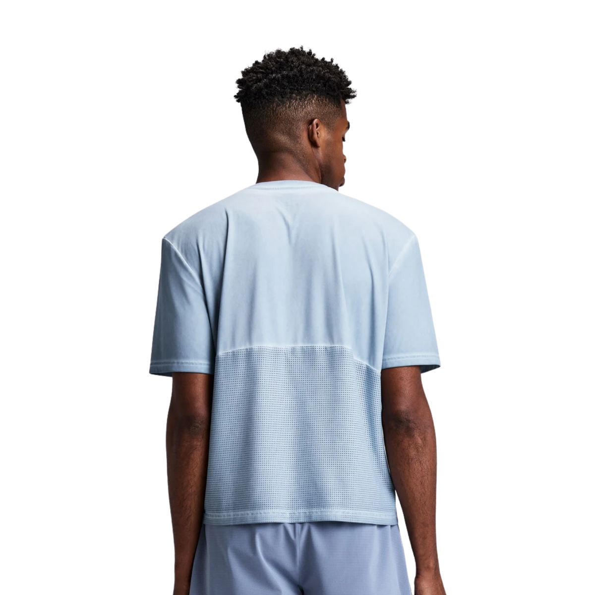 Bandit Running FrioSoft™ Perforated Box Tee - Pavilion Blue