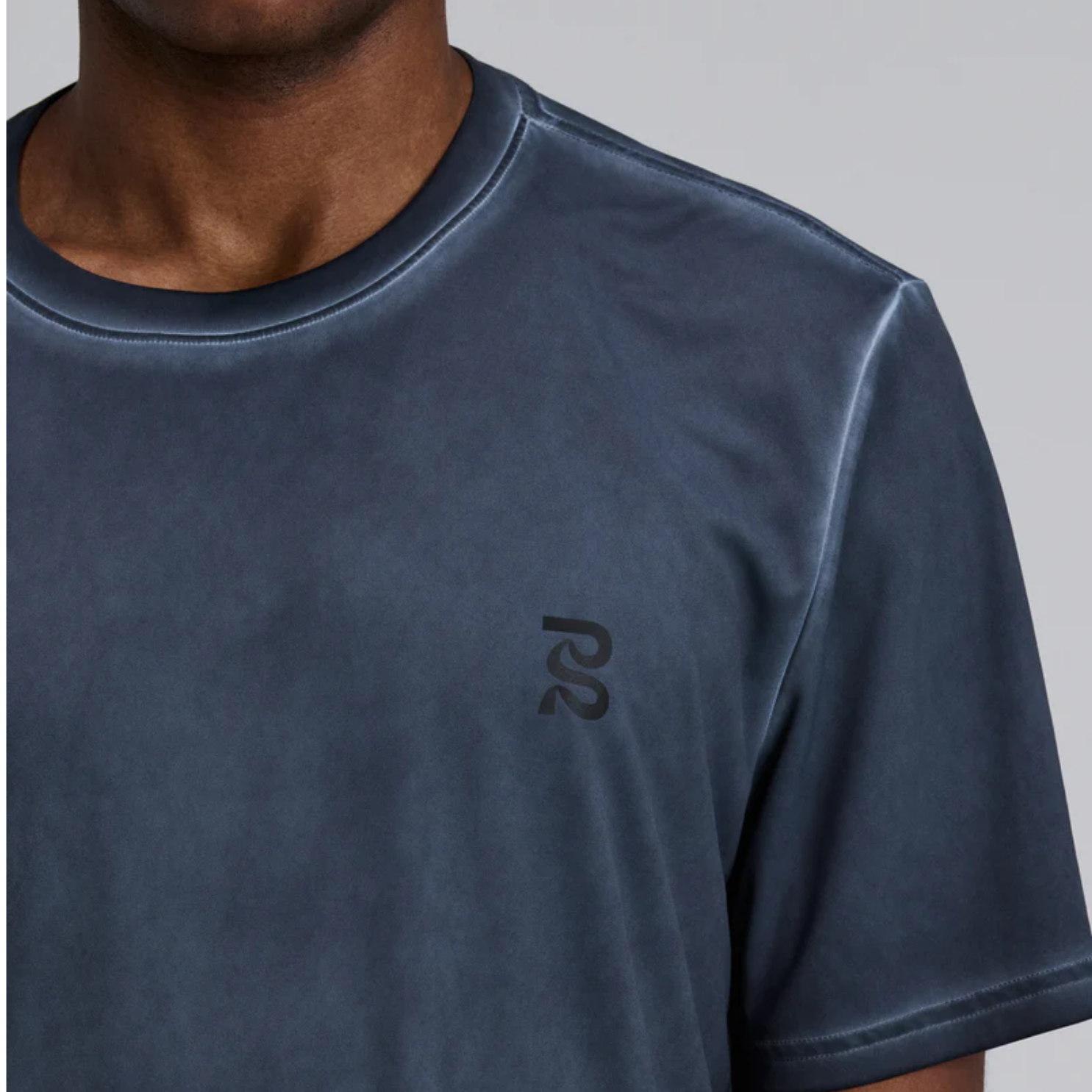Bandit Running FrioSoft™ Performance Box Tee - Anthracite/SaltFade
