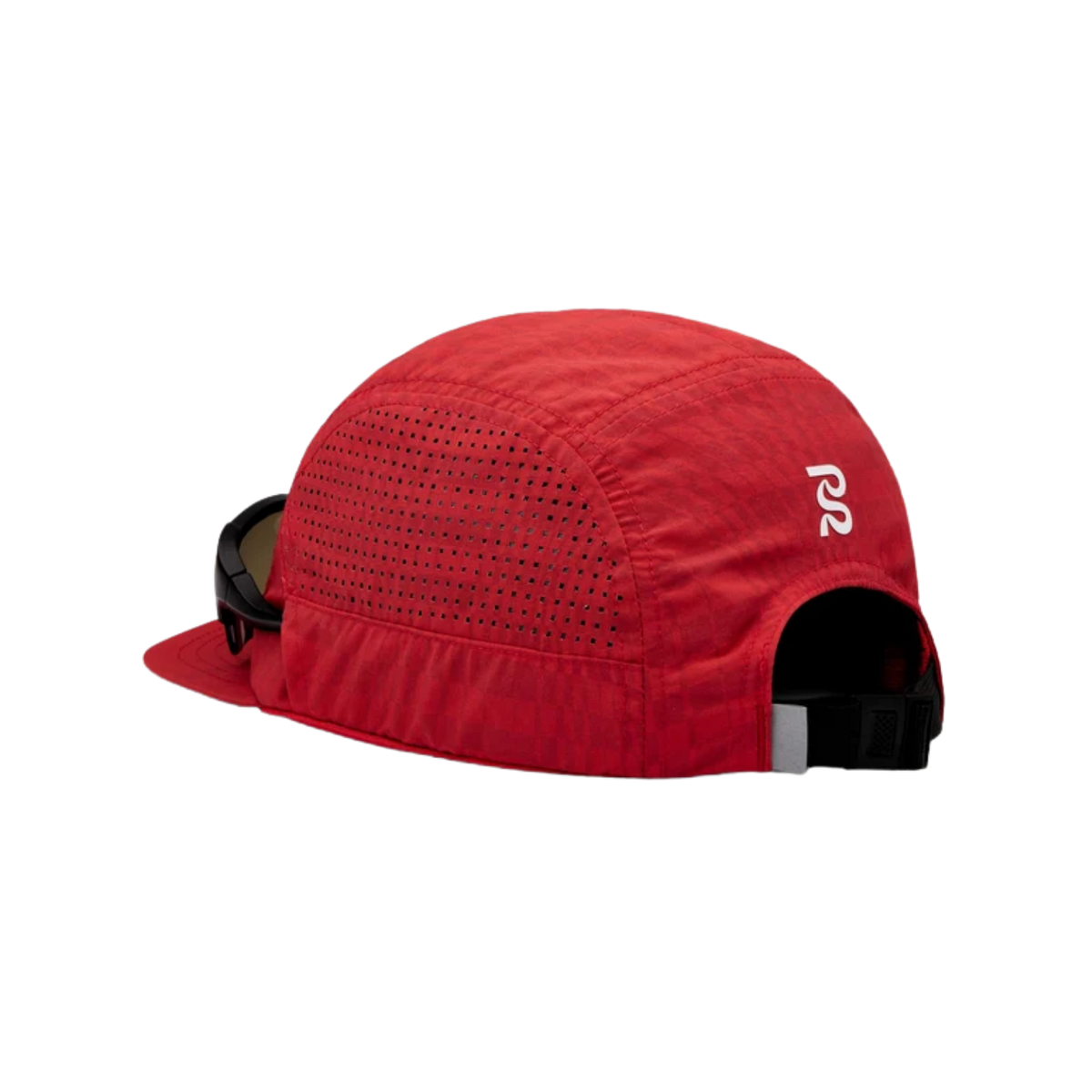 Bandit Running Nylon Run Hat with Sunglasses Holder - Oxide Red/Signal Red