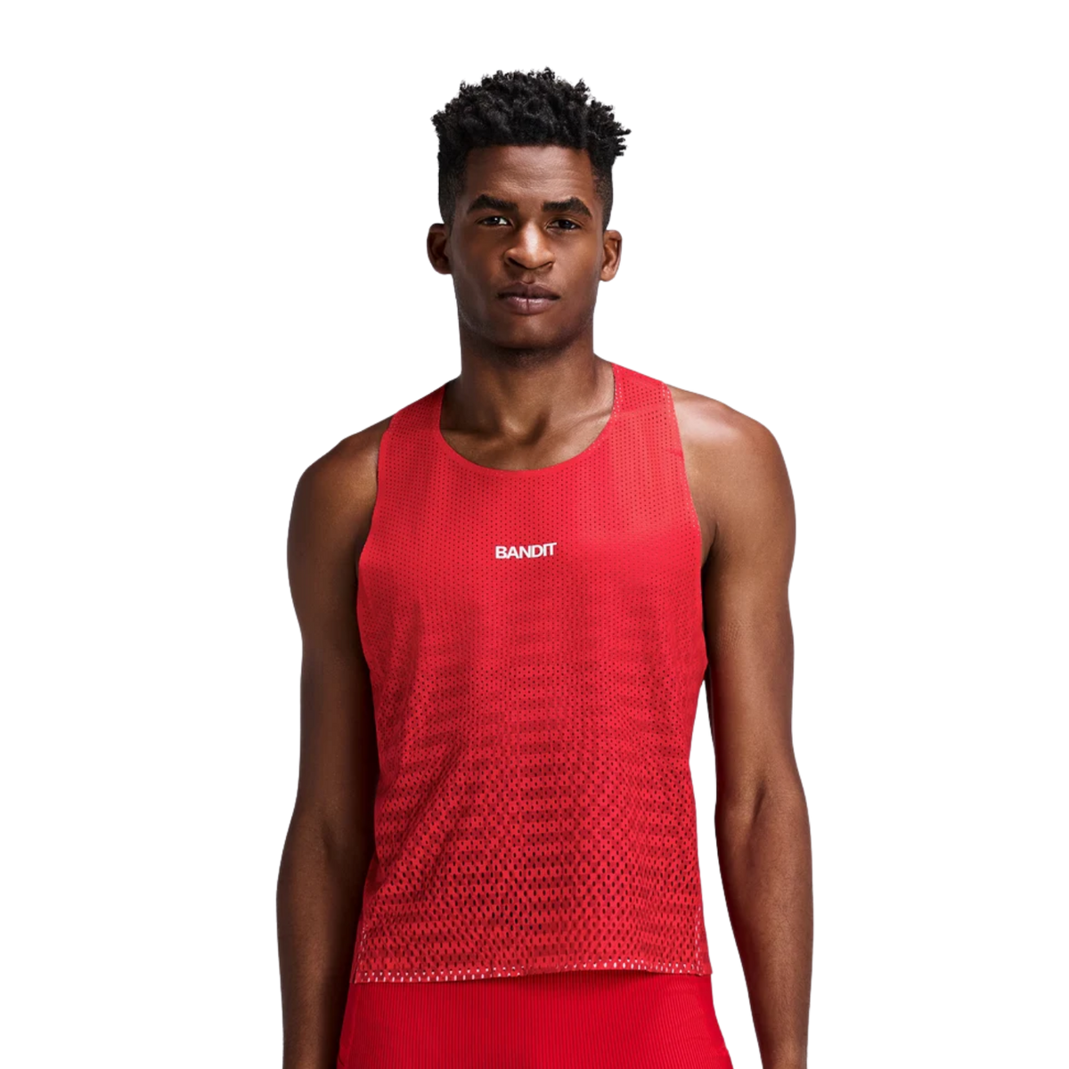 Bandit Running Shredder™ Shorty Race Singlet - Oxide Red