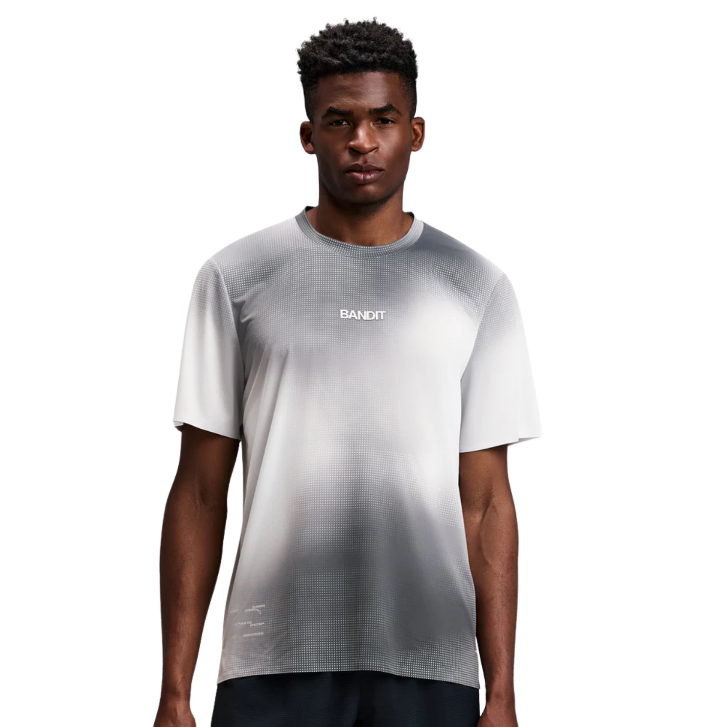 Bandit Running Specter™ Performance Tee with Flopack™ - Slate Multi