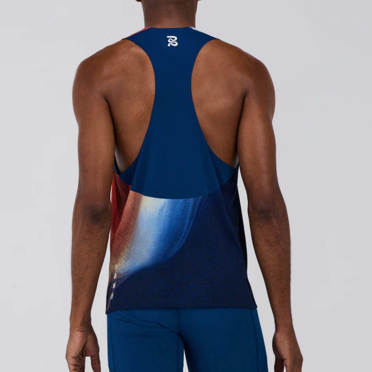 Bandit Running Specter™ Race Singlet - Thermal Field/Rusted Apricot