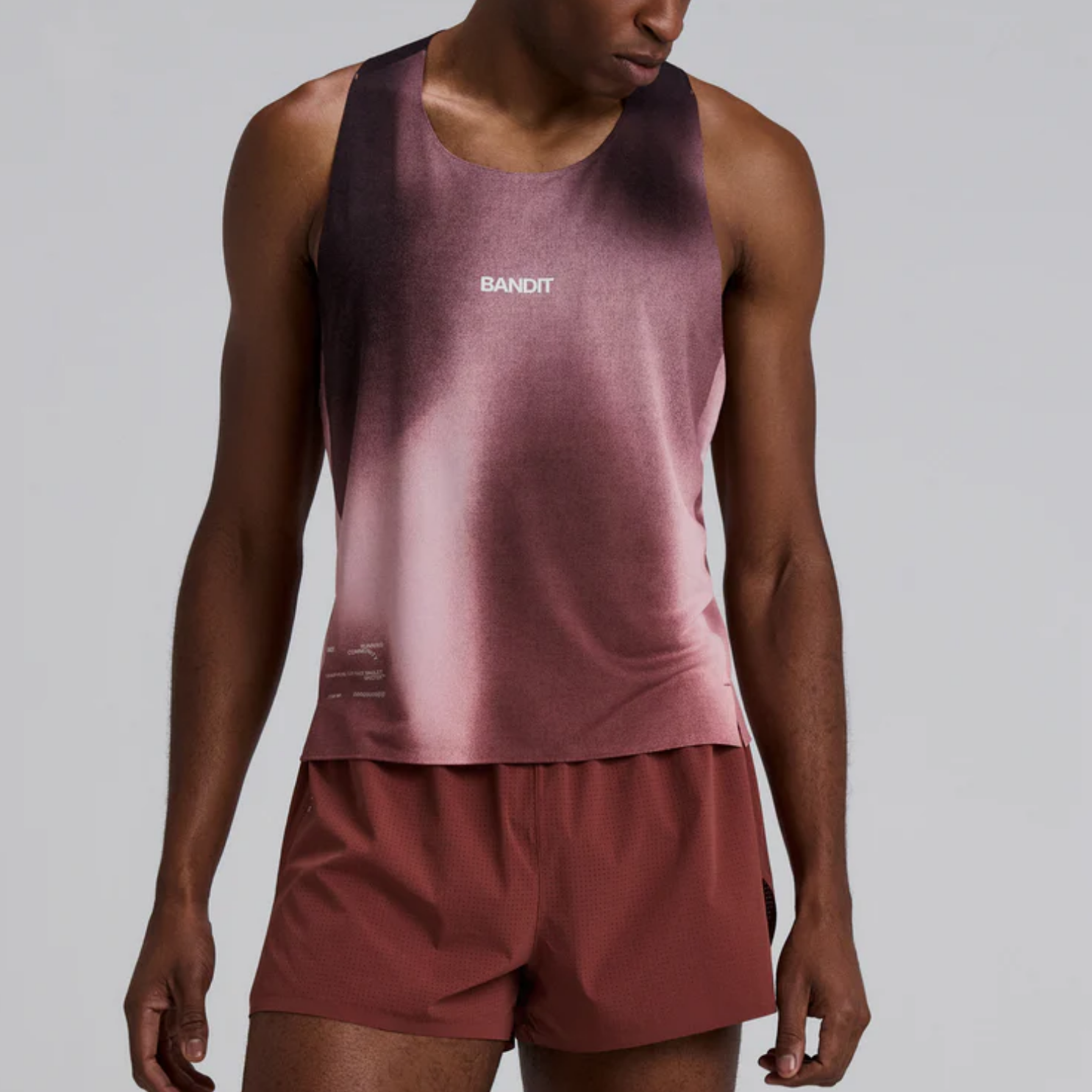 Bandit Running Specter™ Shorty Race Singlet - Flow State/Mahogany Multi