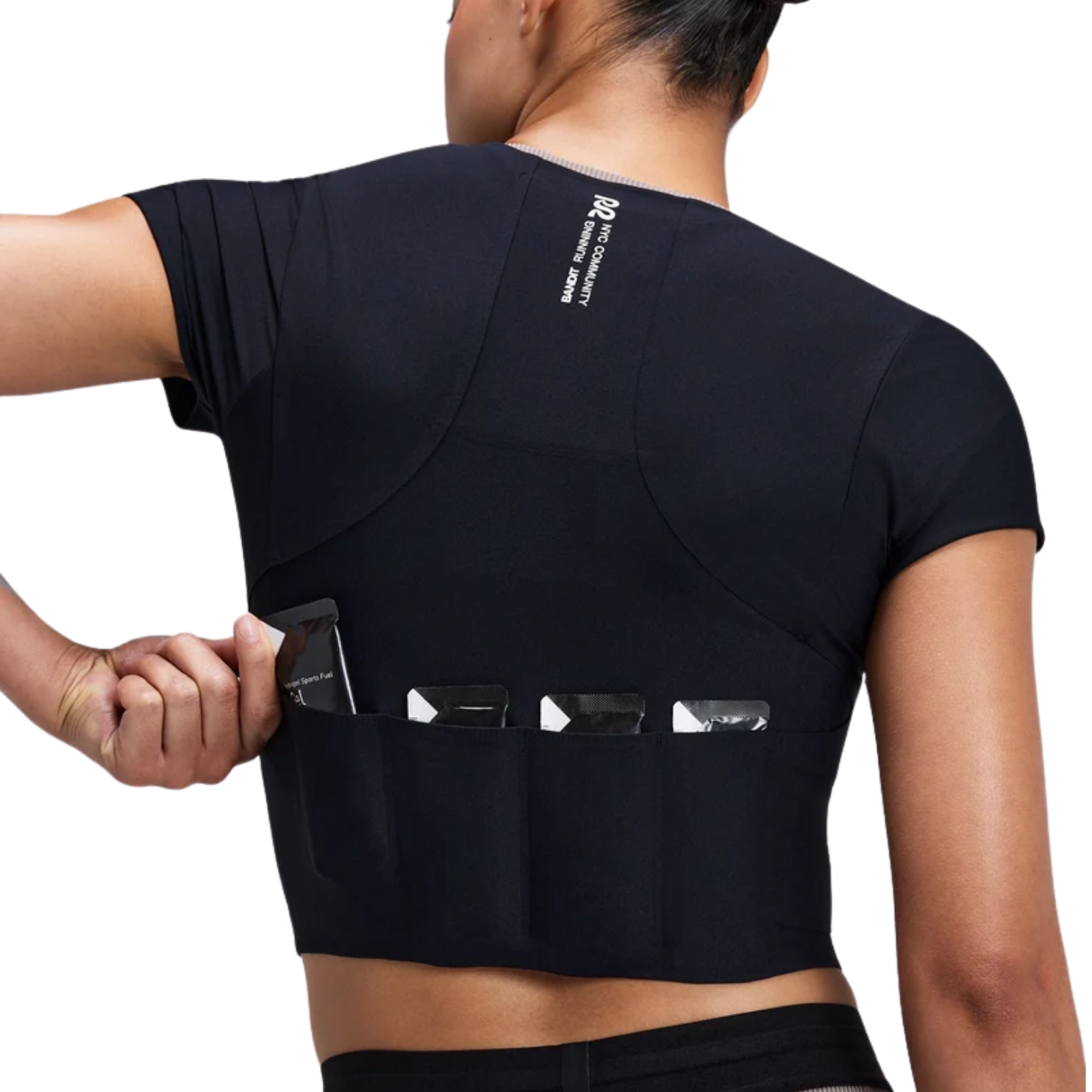 Bandit Running Women's Adapto™ 2-Way Zip Race Top - Black