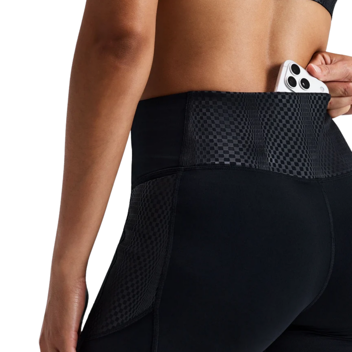 Bandit Running Women's Stamina-V™ Threshold 5" High Waist Compression Shorts - Black