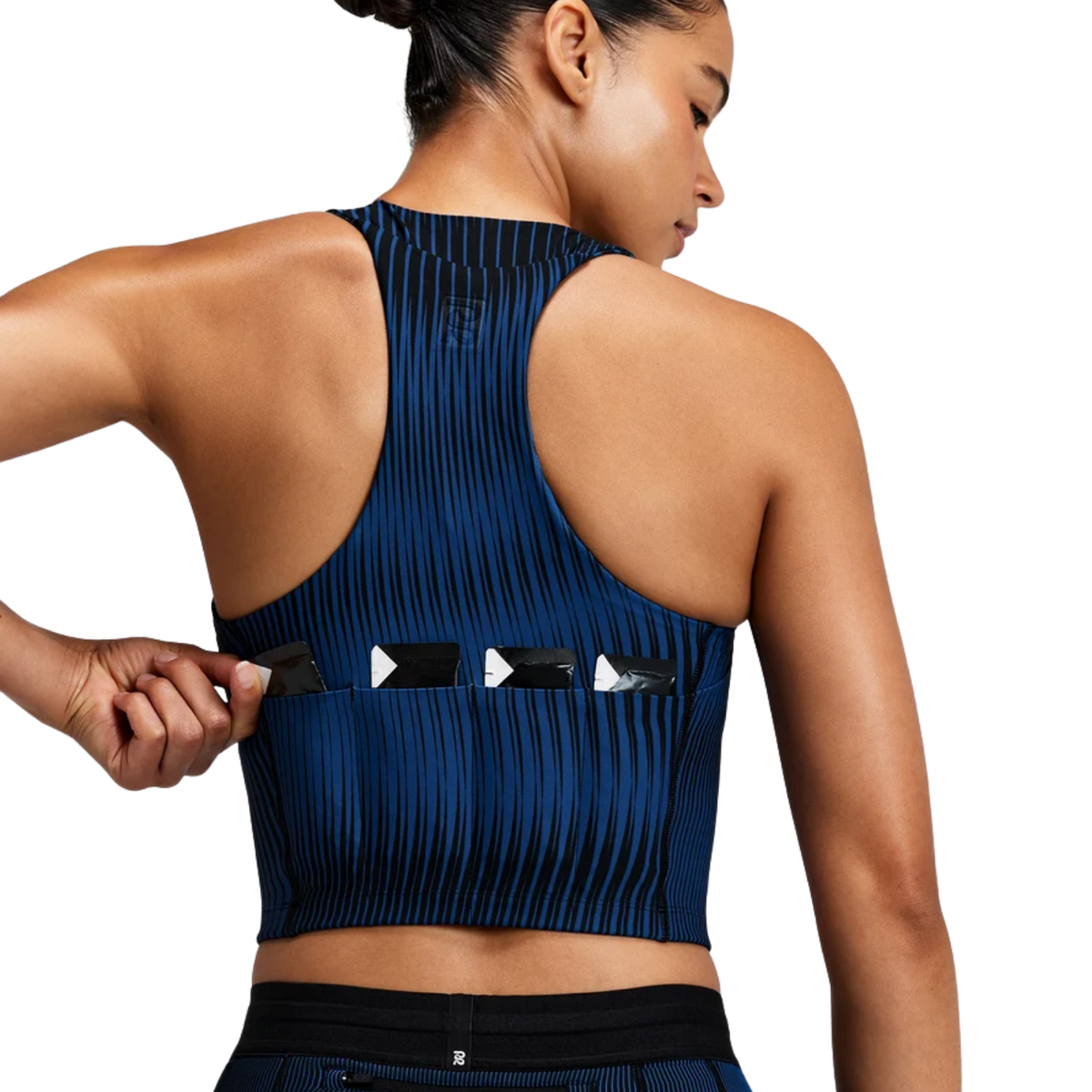 Bandit Running Women's Vanisher™ Race Crop - Bauhaus Blue
