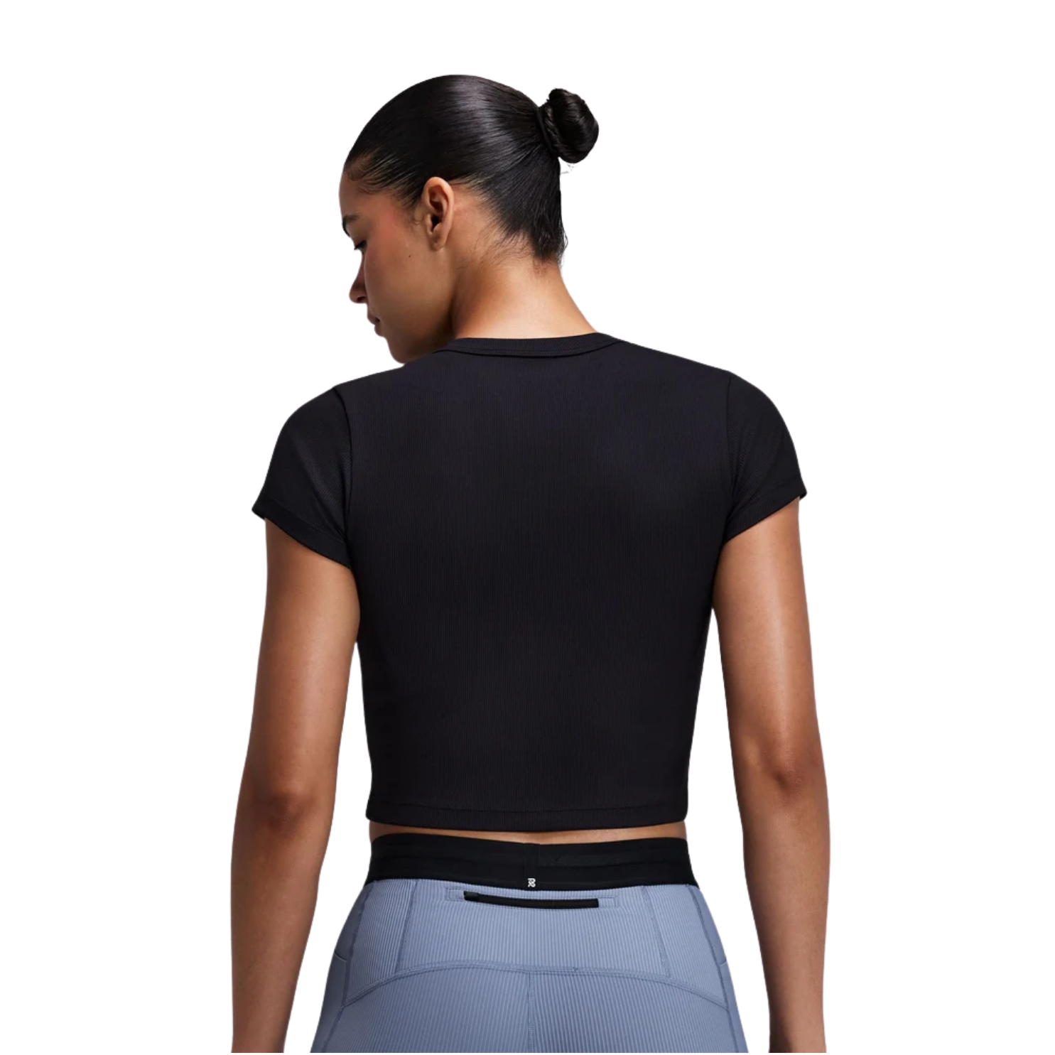Bandit Running Women's Vituccia™ Cropped Performance Tee - Black