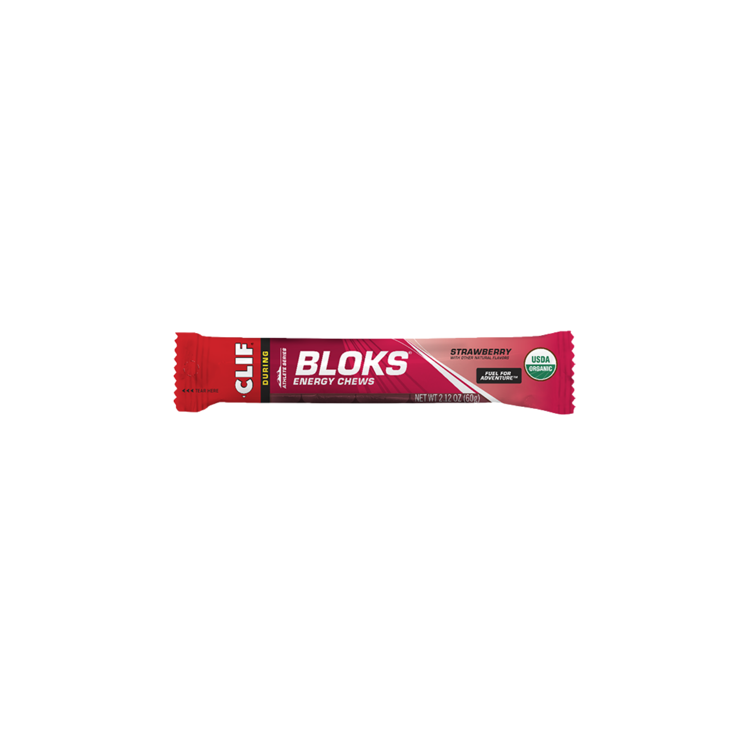 CLIF Bloks Strawberry Energy Chews - Box of 18
