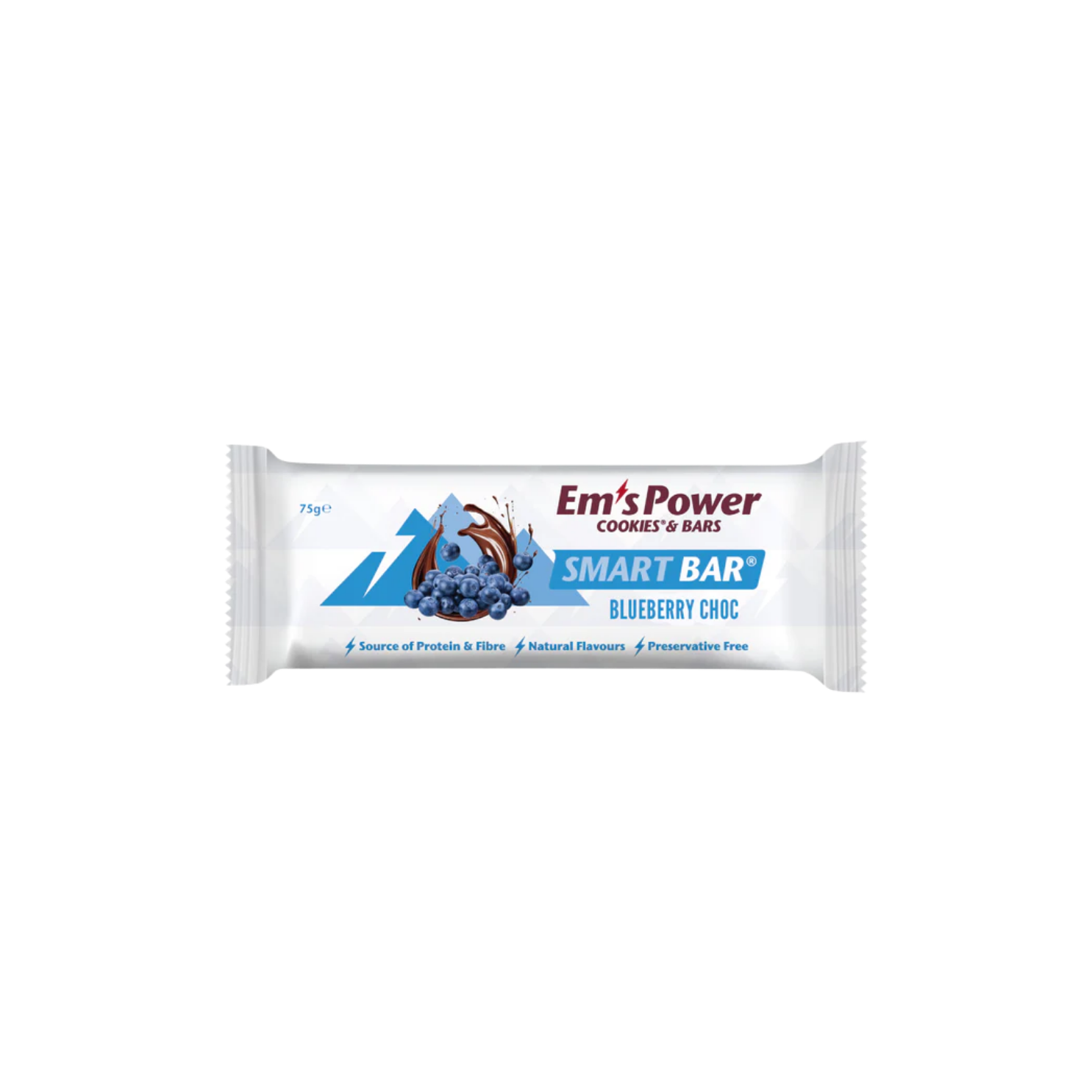 Em's Power Cookies Smart Bars - Blueberry Choc