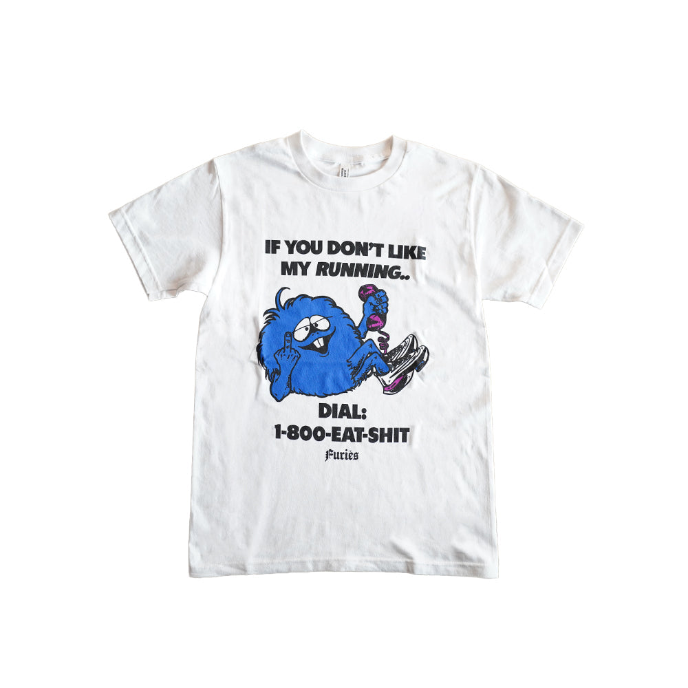Furies Running '1800' T-Shirt - White/Blue