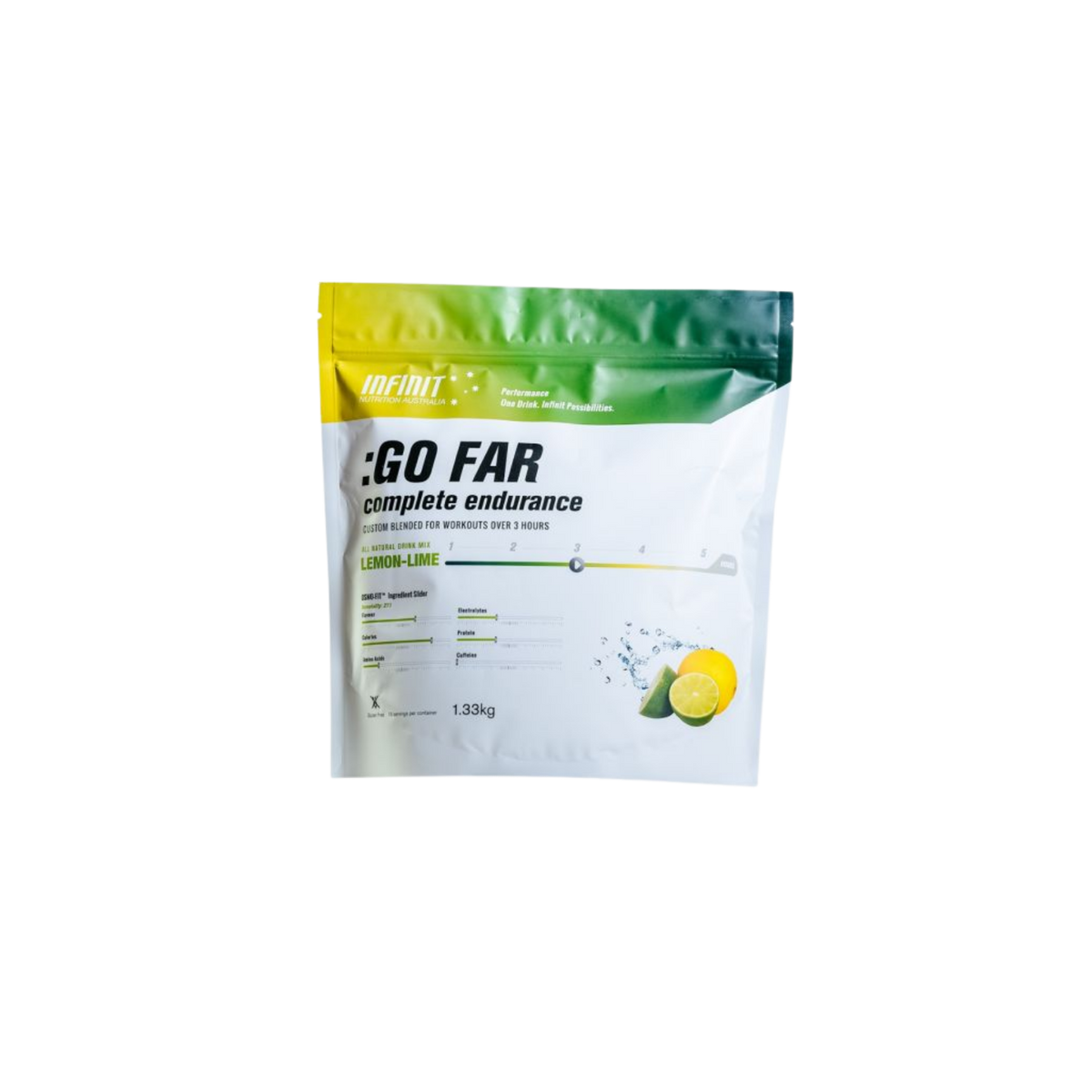 Infinit Nutrition Go Far Drink Mix Bag - Lemon Lime - 1.33kg – CCACHE ...