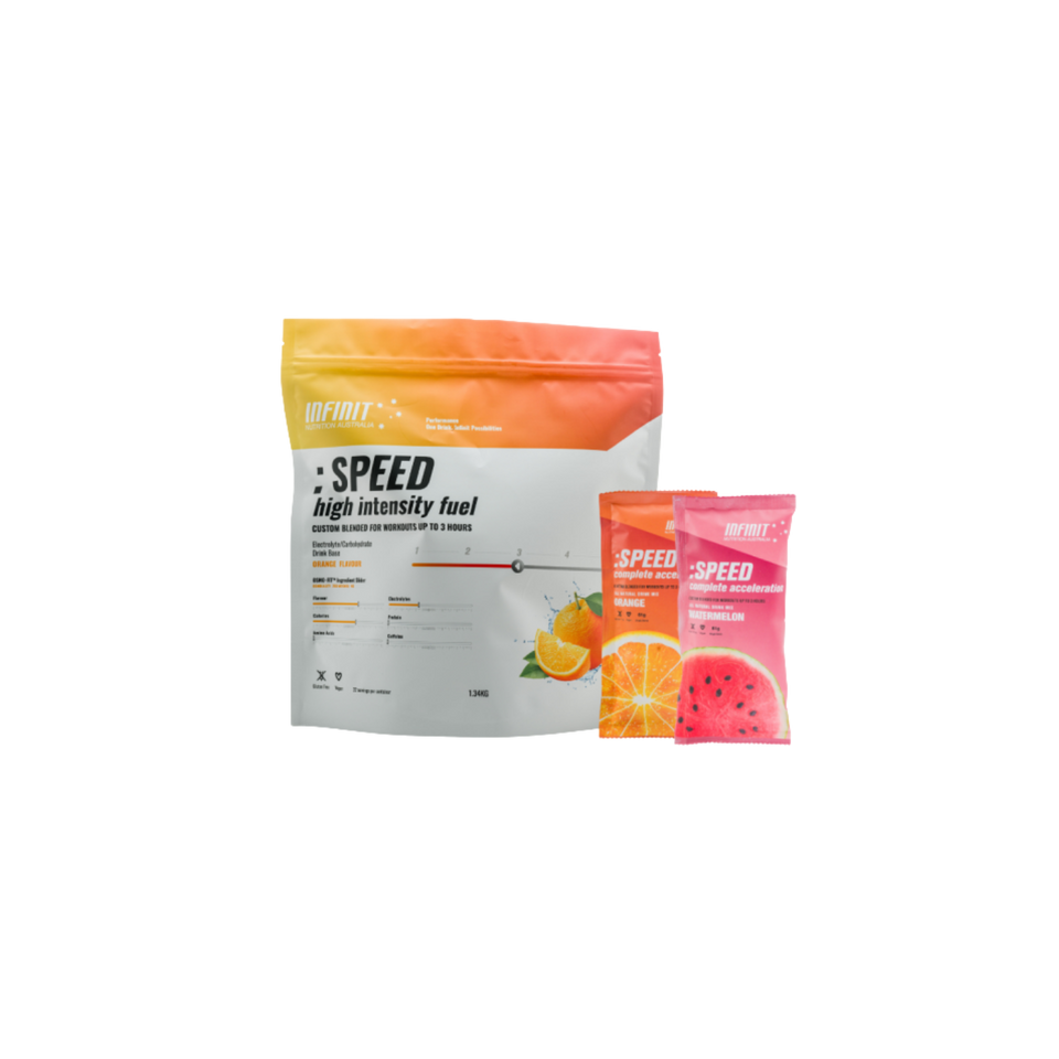 Infinit Nutrition Speed Drink Mix Bag - Orange -1.33kg – CCACHE RUNNING