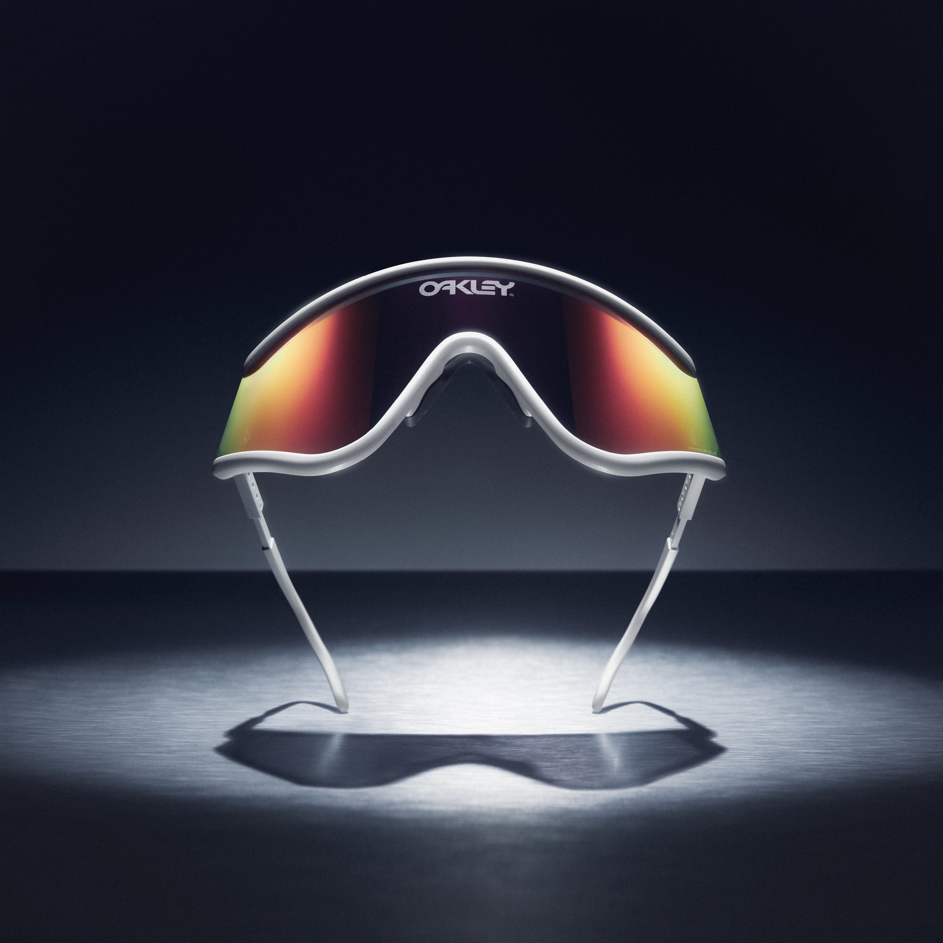Oakley MUZM Eyeshade - White (Prizm Road Lenses)