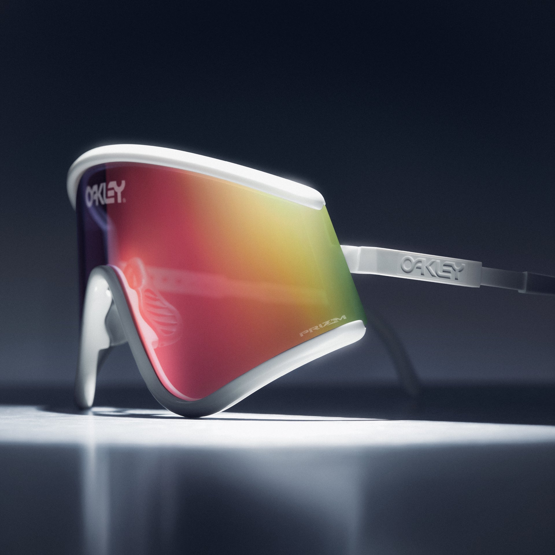 Oakley MUZM Eyeshade - White (Prizm Road Lenses)
