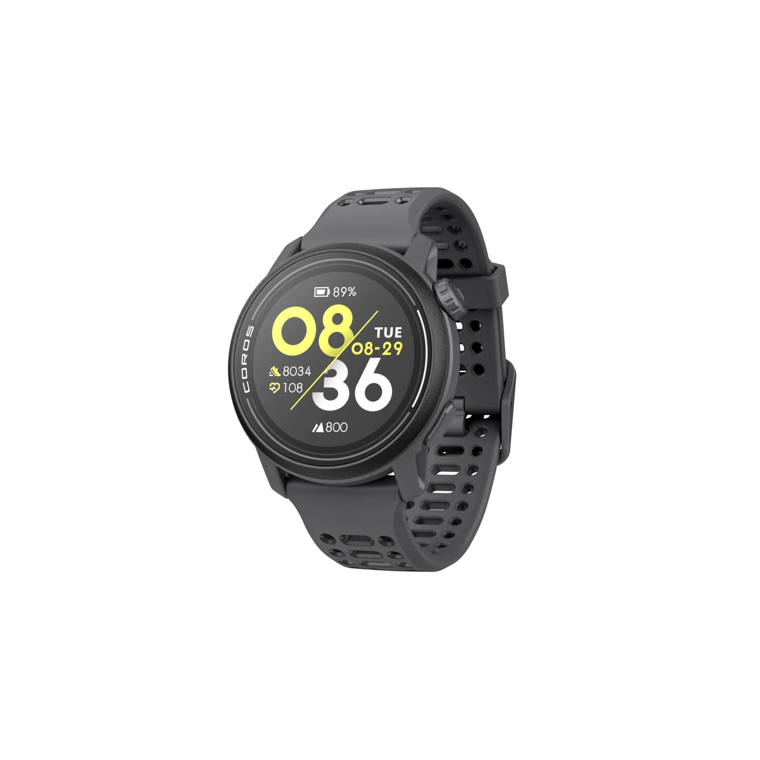 Coros Pace 3 Gps Sport Watch - Black Silicon Band