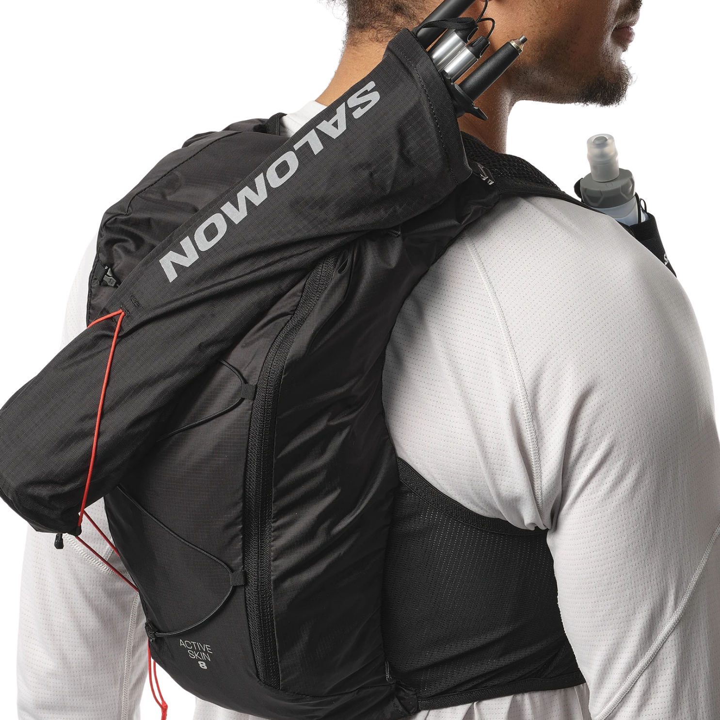 Salomon Active Skin 8 - Black/Metal – CCACHE RUNNING Salomon Active Skin 8 - Black/Metal – CCACHE RUNNING