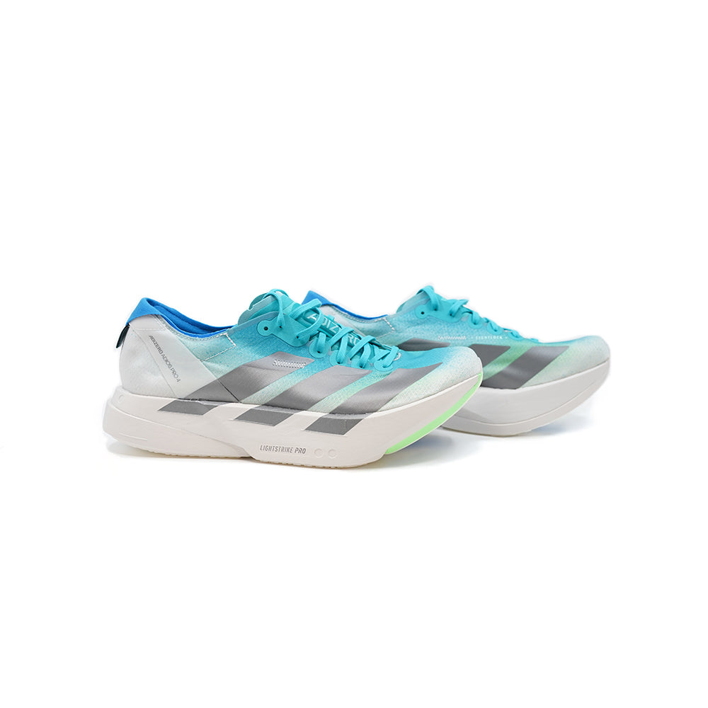 Adidas Adizero Adios Pro 4 - Aqua/Iron Metallic/Grey