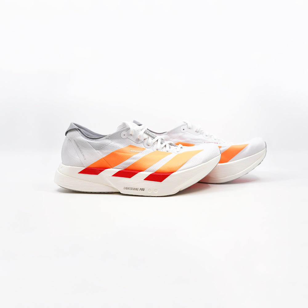 Adidas Adizero Adios Pro 4 - Cloud White/Lucid Orange/Lucid Red (Womens)