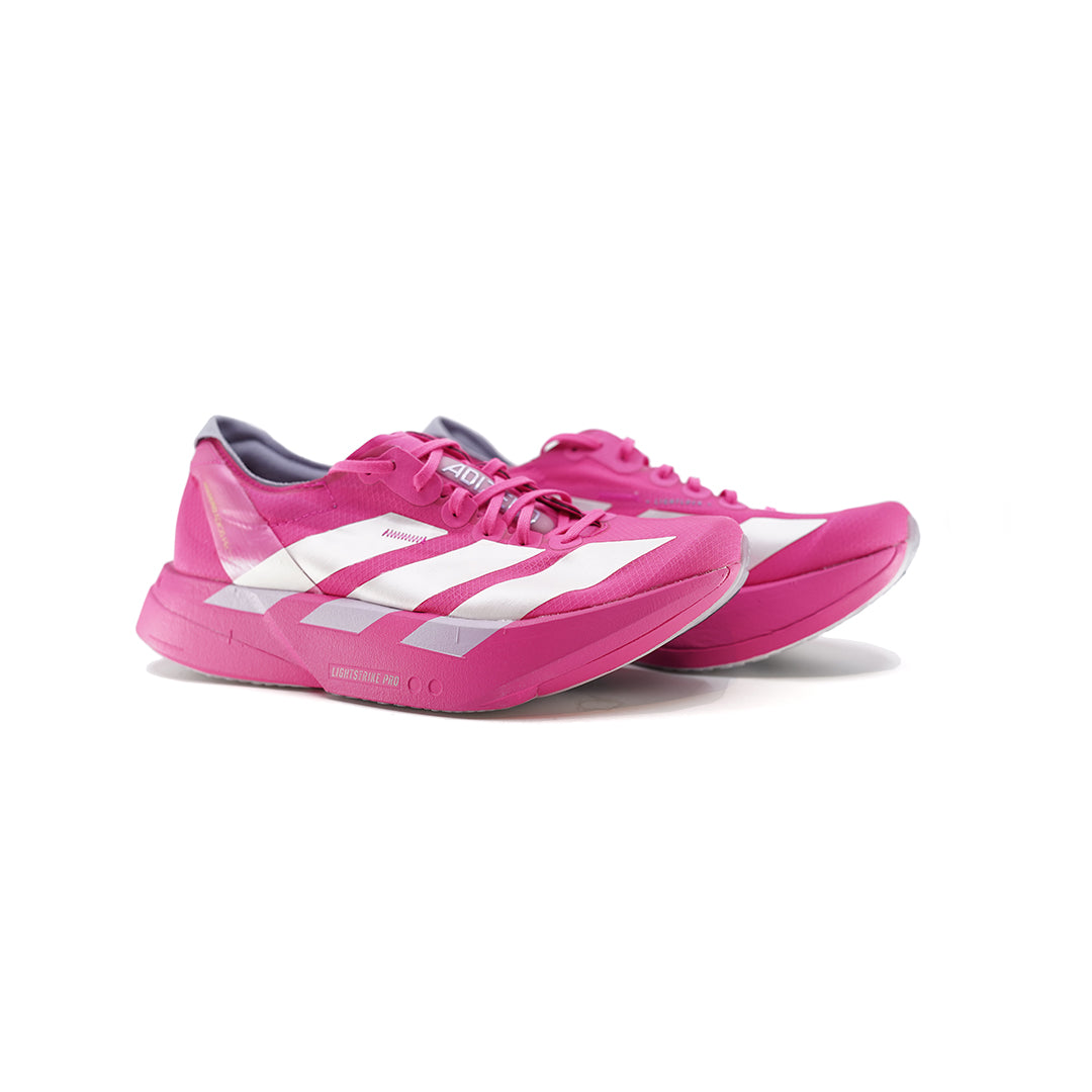Adidas Adizero Adios Pro 4 - Shock Pink/Zero Metallic/Aurora Plum (Womens)