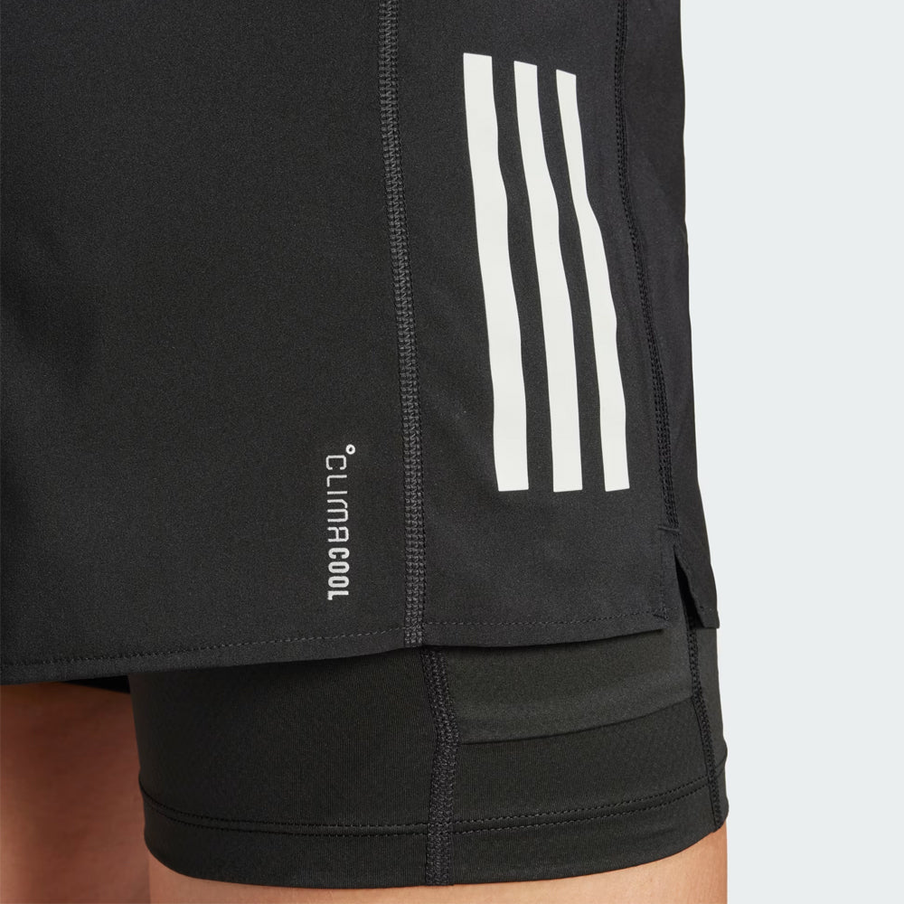 Adidas Own The Run 2-in-1 Shorts - Black (Womens)