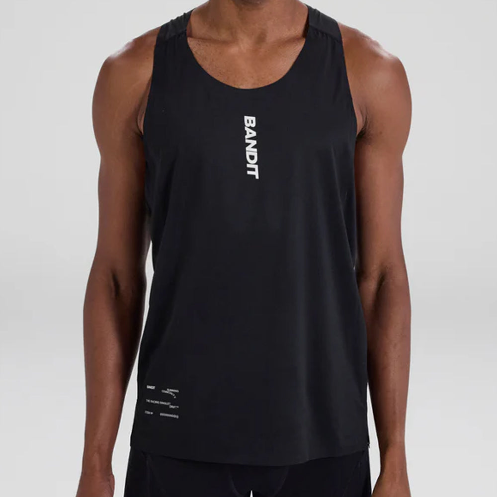 Bandit Running Drift Graphene Racing Singlet - Black