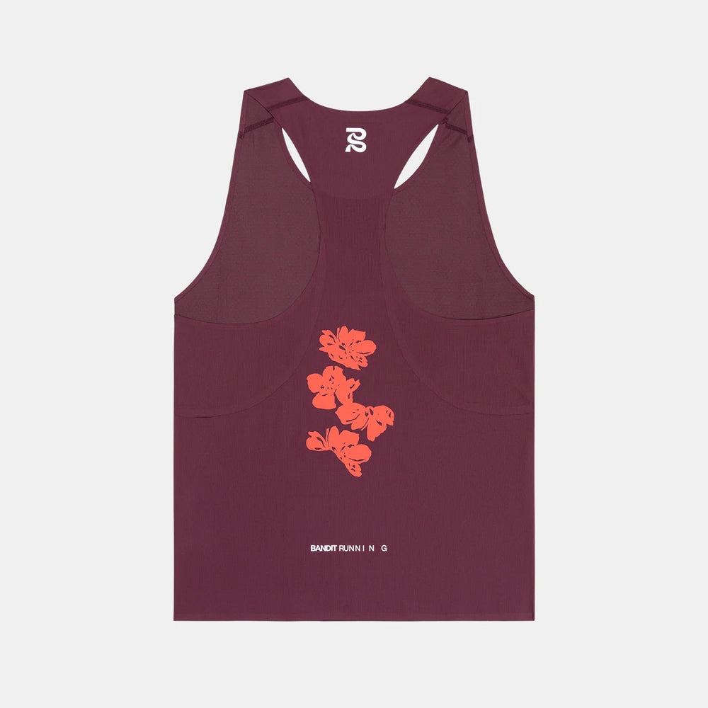 Bandit Running Drift Graphene Racing Singlet - Fleura/Fig