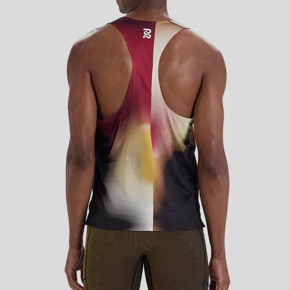 Bandit Running Drift Racing Singlet - Dijon/Fig Gradient