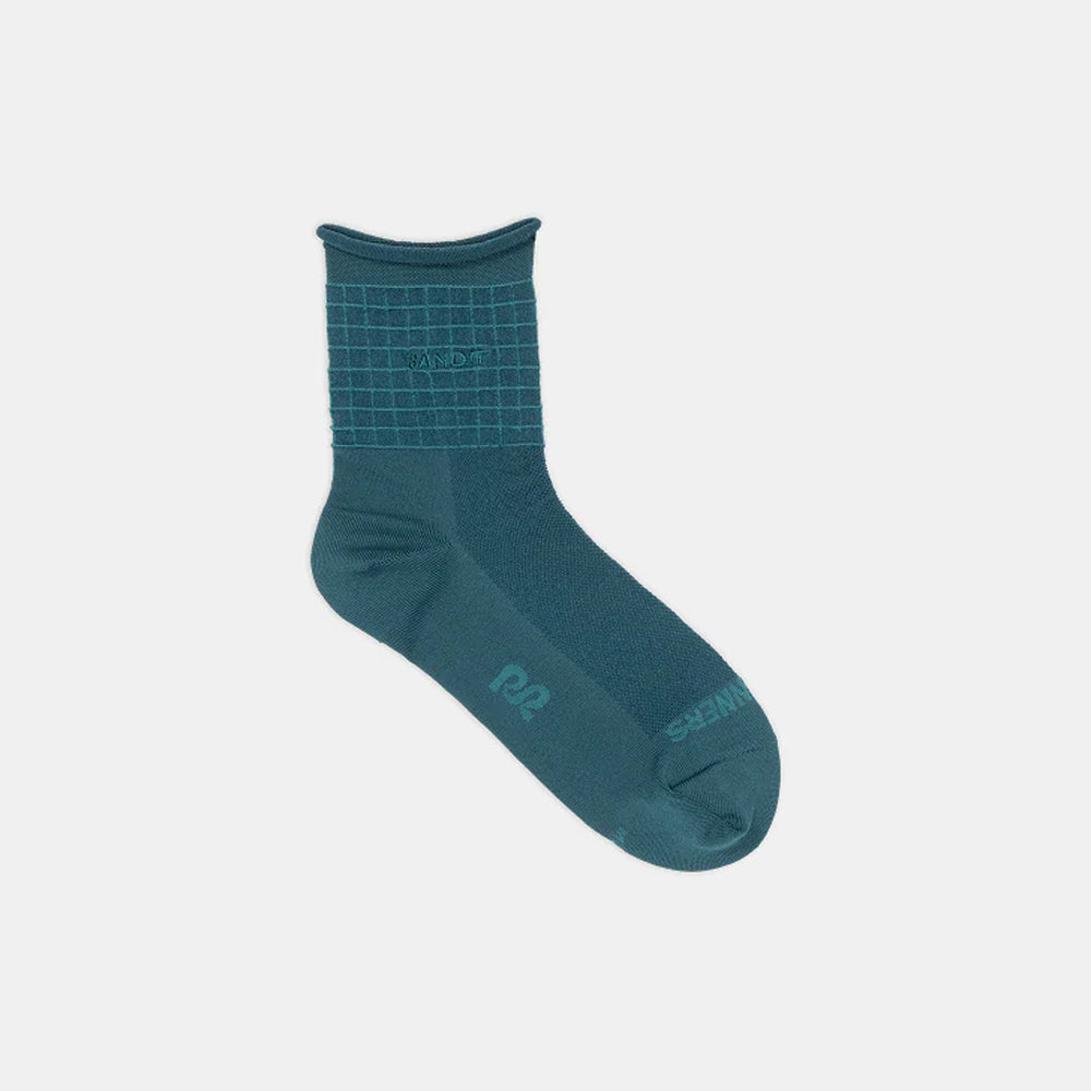 Bandit Running Grid Knit Run Socks - Storm - 2 Pack