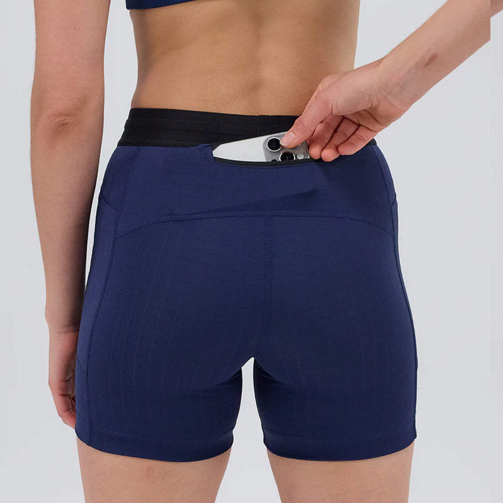 Bandit Running Gridlock 5" Compression Short - NY Navy