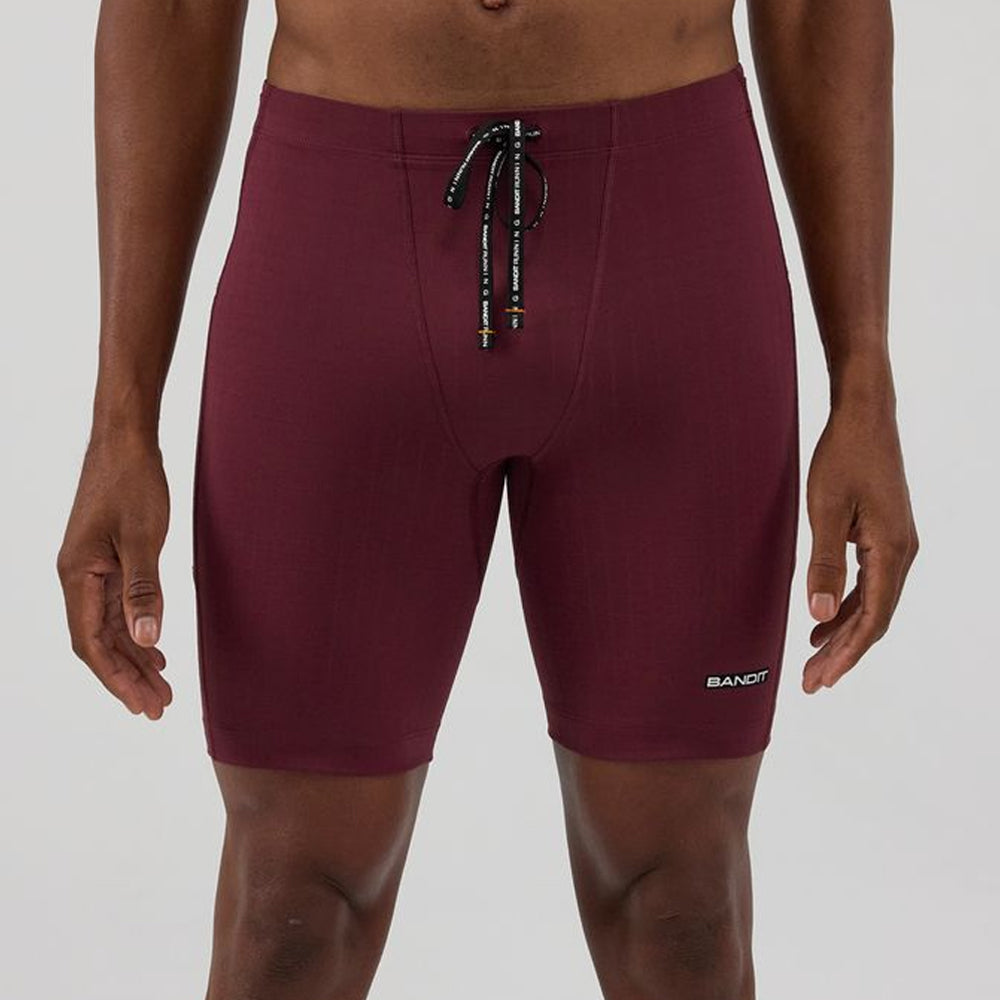 Bandit Running Gridlock 7 Pocket Half Tights - Fig
