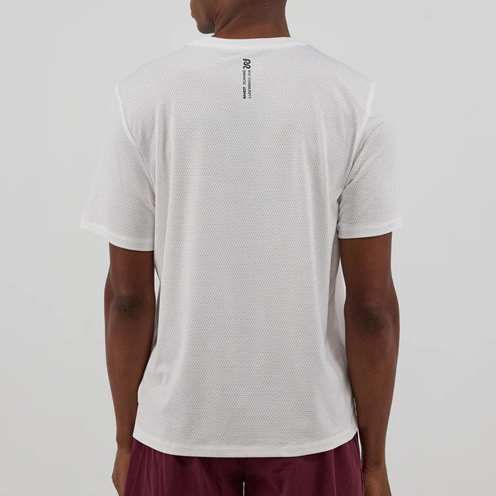 Bandit Running Micromesh Run Tee - White