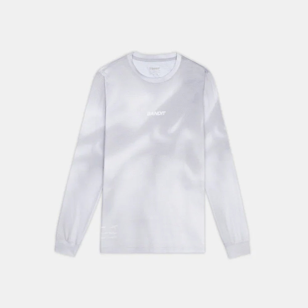 Bandit Running Micromesh™ Long Sleeve Tee - Ash Gradient