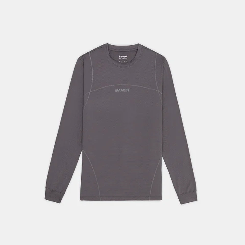Bandit Running Micromesh™ Reflecto Stitch Long Sleeve Tee - Haze